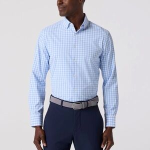 MIZZEN + MAIN Leeward Dress Shirt Size Medium Tall